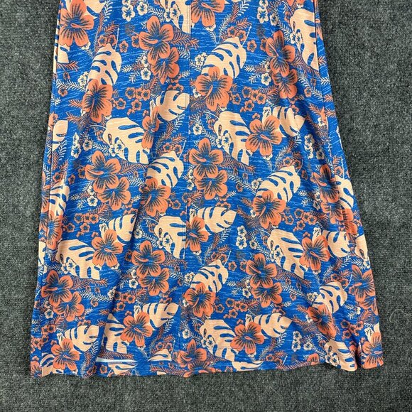 Columbia PFG Dress Womens XS Tank Style Tropical Print Stretch Knit Performance - Picture 2 of 7